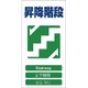 1146-1113-20 [GCE‐20 4ヶ国語入り安全標識 昇降階段]