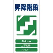 1146-1113-20 [GCE‐20 4ヶ国語入り安全標識 昇降階段]
