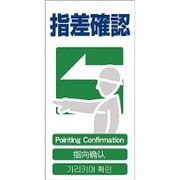 1146-1113-22 [GCE‐22 4ヶ国語入り安全標識 指差確認]