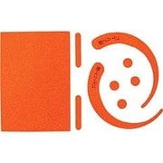 1150-2201-02 [安全帯用フックステッカー 蛍光レッド]