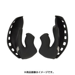 ヘルメット補修用パーツ XL ダークグレー KAMUI チークパッド