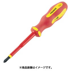 TZD-3-150 [絶縁ドライバー マグネット入り ＋NO.3×150mm]