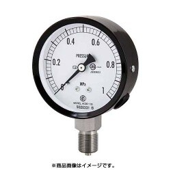 普通形圧力計 A枠立形 接続ネジ：G3/8B AC20-133-6.0MP