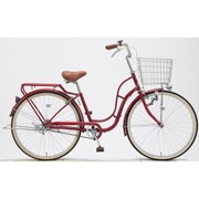 シティサイクル 2016年モデル ティクタク26W FEU6W 26 441 ダークレッド