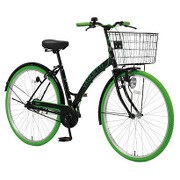 シティサイクル 2016年モデル ヴァリエッティ27E FVE7RS 27 125 ブラック/グリーンタイヤ
