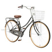 シティサイクル 26型 3段変速 カシュクール263 TLEE63 26 702 ダークブラウン