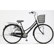 シティサイクル PROTECTIA(プロテクティア26Q) TMJシリーズ(ノーパンク) 26型 内装3段変速 ツヤケシブラック TMJ6Q 26 102