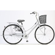 シティサイクル PROTECTIA(プロテクティア27Q) TMJシリーズ(ノーパンク) 27型 内装3段変速 メタリックシルバー TMJ7Q 27 919