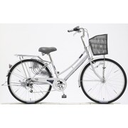 シティサイクル PROTECTIA(プロテクティア266ST) TTJシリーズ 26型 外装6段変速 メタリックシルバー TTJ66S 26 919
