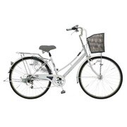 シティサイクル PROTECTIA(プロテクティア276ST) TTJシリーズ 27型 外装6段変速 メタリックシルバー TTJ76S 27 919