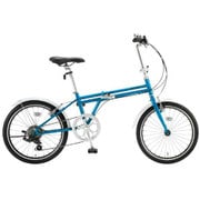 折りたたみ自転車 FOLDING DP780 20型 外装7段変速 ターコイズブルー DP780 COMPACT OD207B 20-1.2HE 244