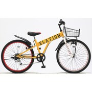 子供用自転車 イレーション226 22型 外装6段変速 イエロー CHI226 22-1.75 818