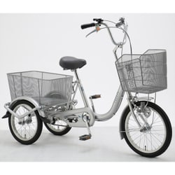 ヨドバシ.com - アサヒサイクル 三輪自転車 三輪車カナリィ18 前18/後16型 変速なし メタリックシルバー LW18T 18-1.75  919 通販【全品無料配達】