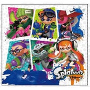 SPT-112 [スプラトゥーン ハンカチ ワイプ柄]