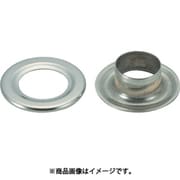 両面ハトメ 真鍮ニッケルメッキ 15mm 50組入 THPBN15