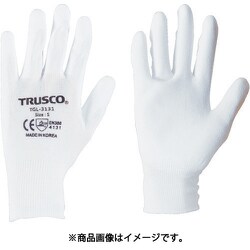 TGL313110PS [ナイロン手袋PU手のひらキコート S 10双入  ホワイト]