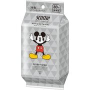 30枚入 スコッティ ノンアルコール除菌ウェットティシュー ディズニー ミッキー