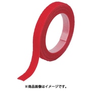 MKT-20100-R [マジックバンド結束テープ 両面 幅20mm×長さ10m 赤]