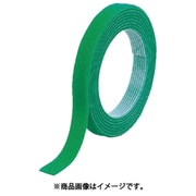 マジックバンド結束テープ 両面 幅40mm×長さ1.5m 緑 MKT-4015-GN