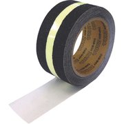 すべり止めテープ ザラザラ 50mm×5m 蓄光ライン イエローグリーン/ブラック ST-16
