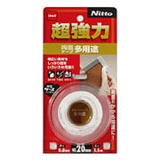 超強力両面テープ 多用途 20mm×1.5m ホワイト T4541