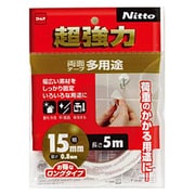 超強力両面テープ 多用途 15mm×5m ホワイト T4542