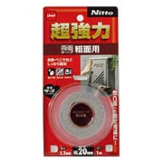 超強力両面テープ 粗面用 20mm×1m グレー T4591