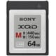 XQDメモリーカード Mシリーズ 64GB QD-M64A/J