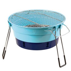 バーベキュー・調理用品 Coleman PACK-AWAY GRILL [SKY] パックアウェイグリル II ブラック対応グリルプレート
