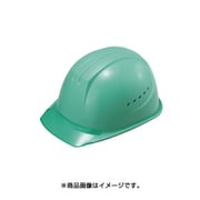 1610JZVV3G2J [エアライト搭載ヘルメット 通気孔付き PC製・透明ひさし型 グリーン]