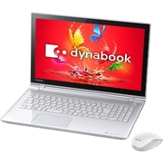 dynabook T75/UWD 15.6型ワイドタッチパネル/Core i7/メモリ8GB/SSHD1TB/ブルーレイドライブ/Windows 10 Home/Office搭載/リュクスホワイト/ヨドバシカメラオリジナル PT75UWD-BWA
