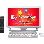 dynabook D51/U 21.5型ワイド/Celeron 3215U/メモリ4GB/HDD1TB/DVDスーパーマルチドライブ/Windows 10 Home/ハイレゾ音源対応/リュクスホワイト PD51UWP-SWA