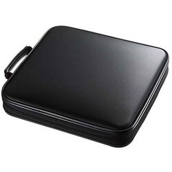 DVD CDセミハードケース 160枚収納 ブラック FCD-WL160BK