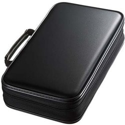 DVD CDセミハードケース 96枚収納 ブラック FCD-WL96BK