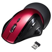 ワイヤレスエルゴレーザーマウス レッド MA-WLS70R