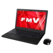 LIFEBOOK AHシリーズ AH53/X 15.6型ワイド/Core i7-6700HQ/メモリ 8GB/HDD 1TB/ブルーレイディスクドライブ/Windows 10 Home 64ビット/Office搭載/シャイニーブラック FMVA53XB