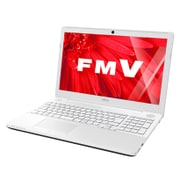 LIFEBOOK AHシリーズ AH50/X 15.6型ワイド/Core i7/メモリ4GB/HDD1TB/DVDスーパーマルチドライブ/Windows 10 Home/Office搭載/アーバンホワイト FMVA50XWP