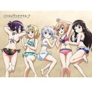 ご注文はうさぎですか？？ もふもふひざ掛け 版権B柄 [キャラクターグッズ]