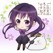 ご注文はうさぎですか？？ もふもふミニタオル リゼ [キャラクターグッズ]