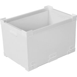 79300-FNS50L-WH [折畳み FNSコンテナ プラダン SWコーナー 50L ホワイト]