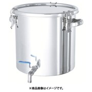 CTHV-21 [ステンレスタンク ストレート密閉タンク(ボールバルブ付) 7L]