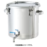 CTHV-33 [ステンレスタンク ストレート密閉タンク(ボールバルブ付) 25L]