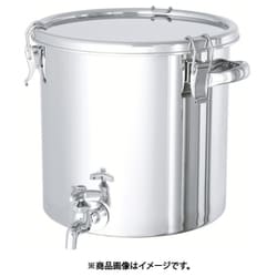 CTH-W-21 [ステンレスタンク ストレート密閉タンク(蛇口付) 7L]