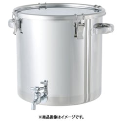 CTH-W-43 [ステンレスタンク ストレート密閉タンク(蛇口付) 65L]
