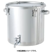 CTH-W-43 [ステンレスタンク ストレート密閉タンク(蛇口付) 65L]
