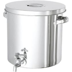 ST-W-27 [ステンレスタンク ストレート貯蔵用タンク(蛇口付) 15L]