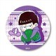 おそ松さん ぎゅぎゅっと缶バッヂ 一松 [キャラクターグッズ]