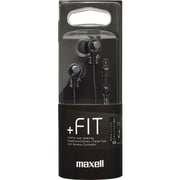 カナル型ヘッドホン｢+FiT｣シリーズ スマートフォン対応リモコンタイプ ブラック MXH-C110SBK