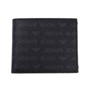 ARMANI JEANS 06V2I J4 3つ折り財布 NERO PVC