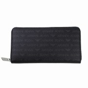 ARMANI JEANS 06V2P J4 R 長財布 NERO PVC